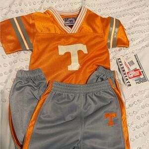 Tennessee Orange and Gray Jersey & Pants set 2T